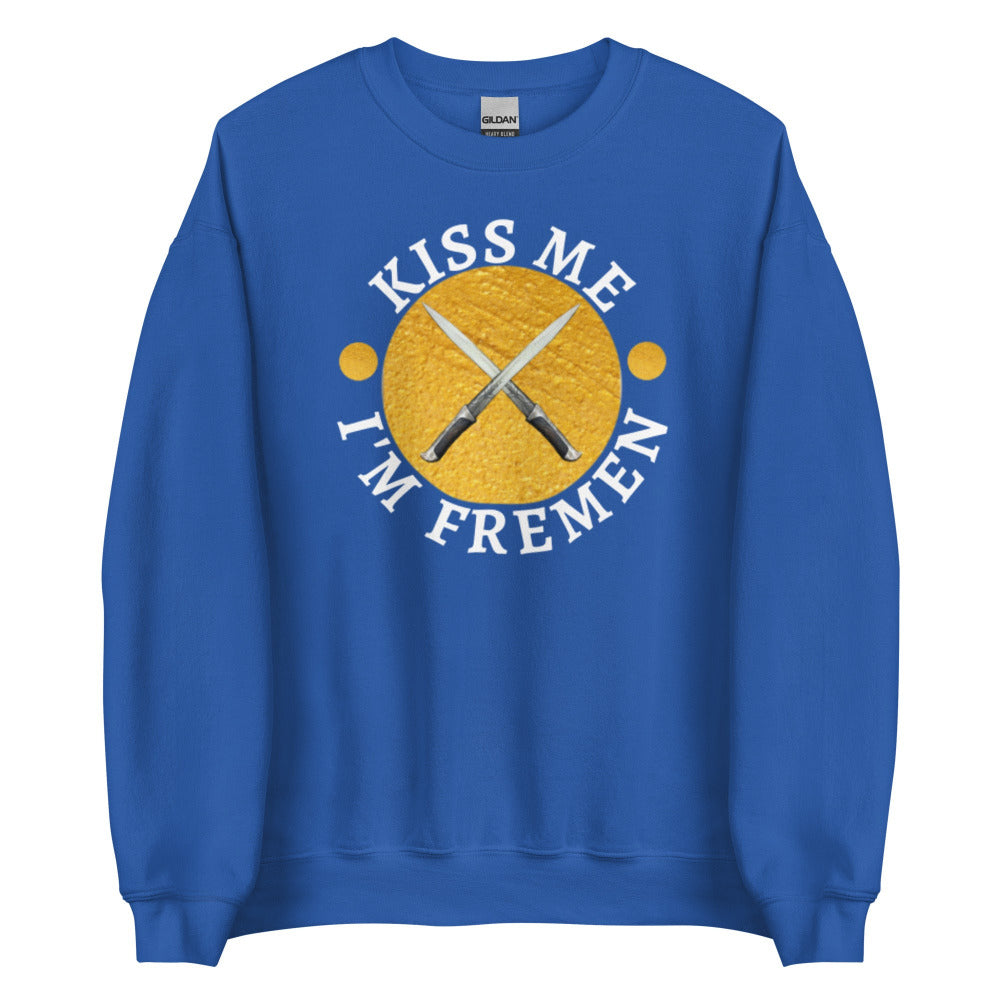 Kiss Me I'm Fremen Sweatshirt - Royal Color - https://ascensionemporium.net